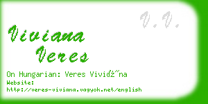 viviana veres business card
